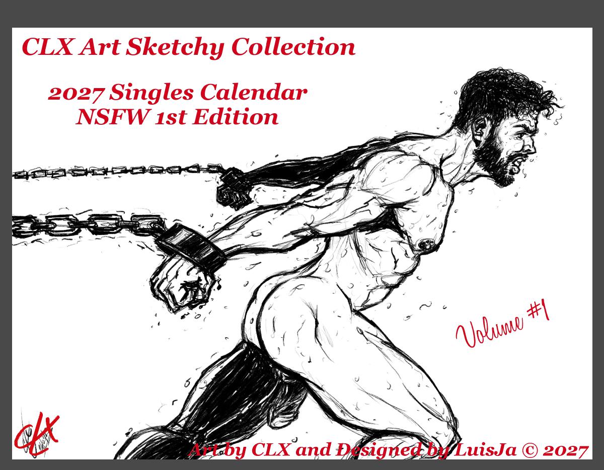 CLX Art Sketchy 2027 Singles Calendar NSFW Vol 1