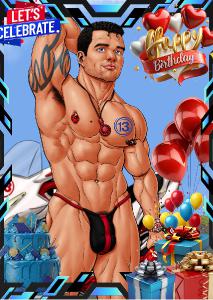 CLX Greeting Card Birthday Luis DCluix 4 SFW