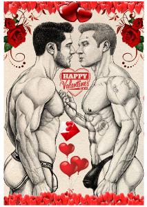 Buck and Tommy Valentines Card SFW 2