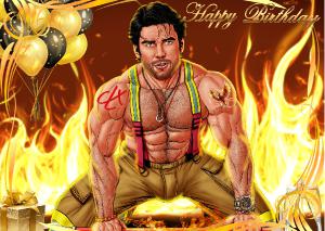 CLX Greeting Card Birthday Hunter McVey 1 SFW