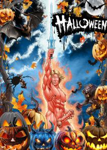 CLX Greeting Card Halloween He-Man NSFW