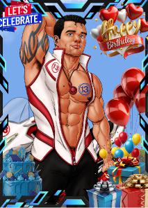 CLX Greeting Card Birthday Luis DCluix 3 SFW