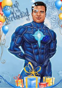 CLX Greeting Card Birthday Luis DCluix 6 SFW