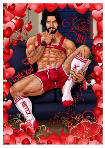 Eddie Diaz Valentines Card SFW 1