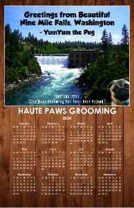 2024 Haute Paws Grooming Calendar