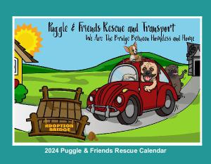 2024 Puggle and Friends Rescue Calendar