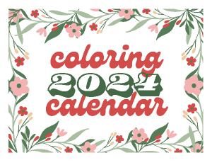 Coloring Calendar