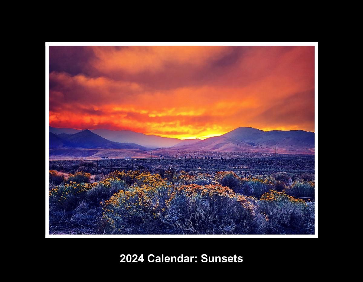 Wandering Machan Photography 2024 Calendar: Sunset