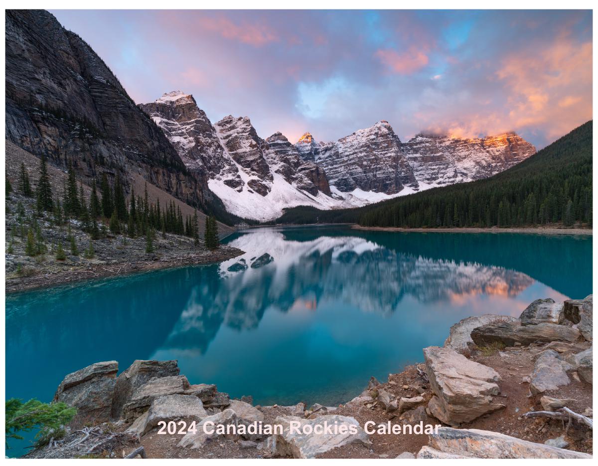 2024 Canadian Rockies Calendar
