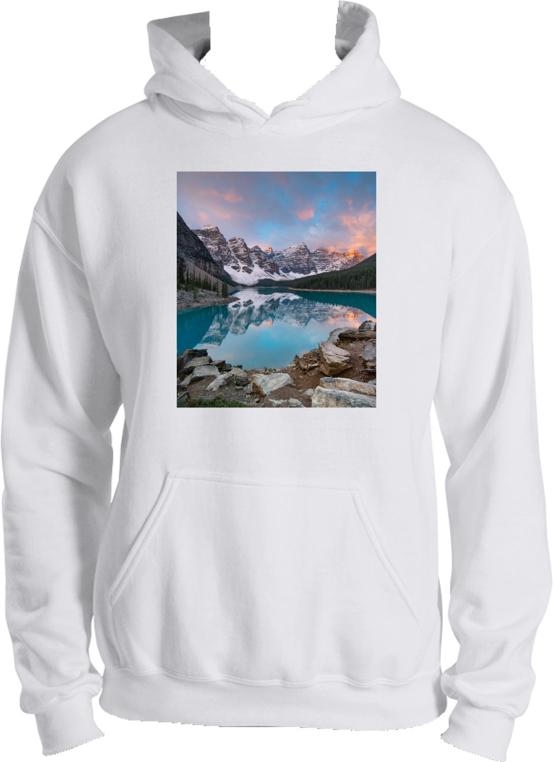 Moraine Lake Banff Canada Hoodie