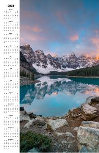 Moraine Lake Banff National Park 2024 Calendar