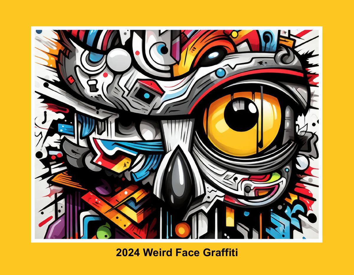 2024 Weird Face Graffiti