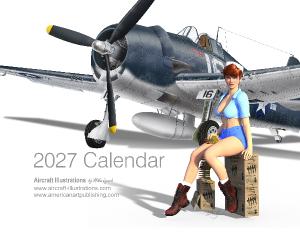 Aircraft Pinup Series 2027 Calendar by Mike Lynch