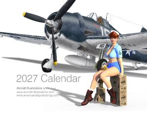 Aircraft Pinup Series 2027 Calendar by Mike Lynch