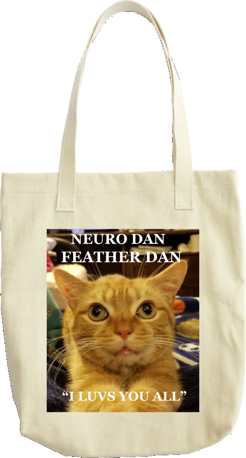 Neuro Dan - Feather Dan tote