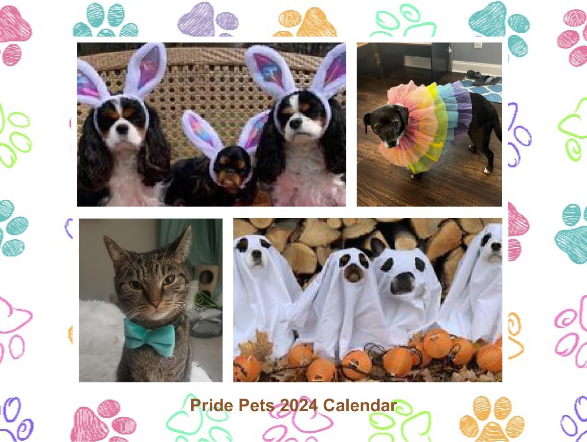 Pride Pets Wall Calendar