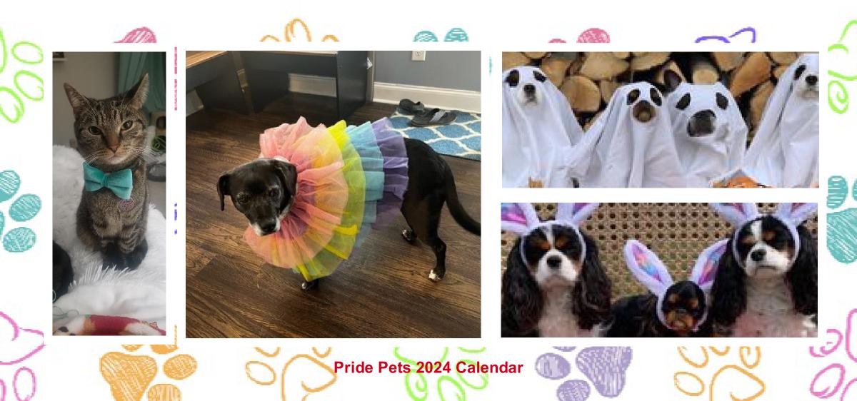 Pride Pets Desk Calendar