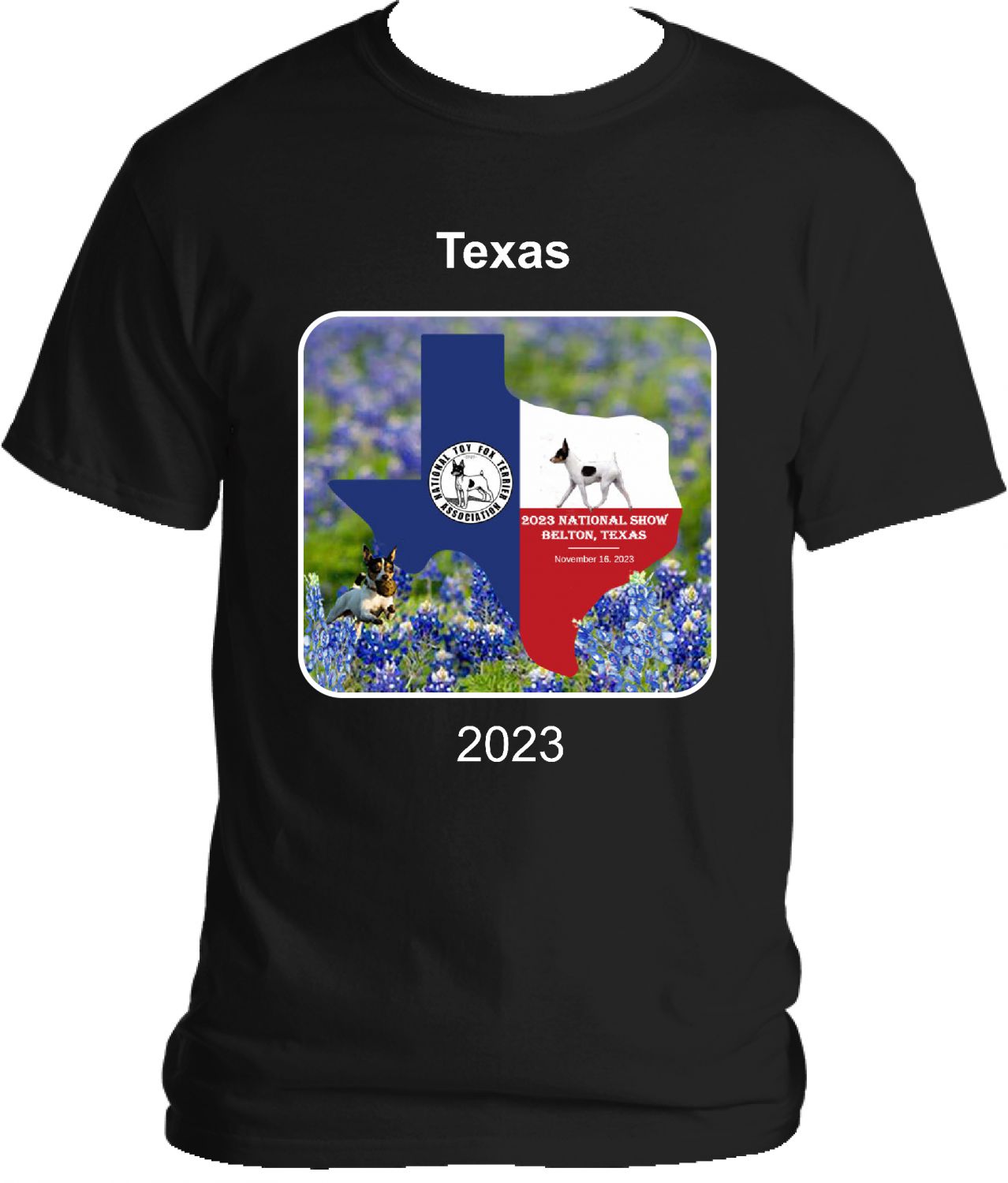 NTFTA Nov 2023   Texas Black Tshirt