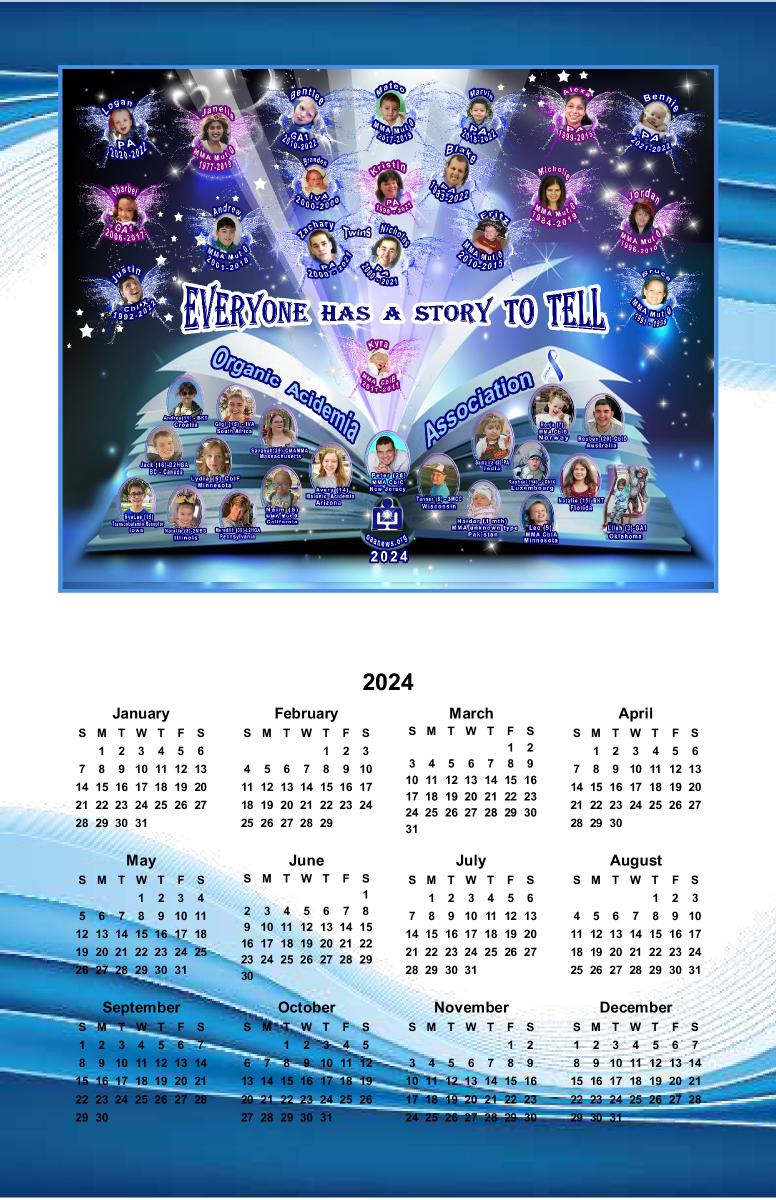 2024 OAA Calendar Cover Poster