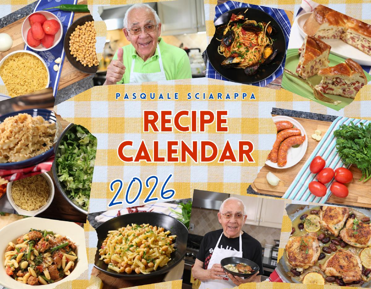 Pasquale Sciarappa 2026 Recipe Calendar
