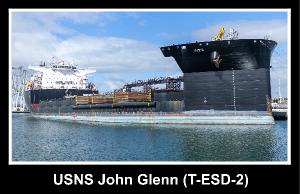 USNS John Glenn (T-ESD-2) at berth
