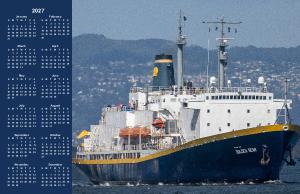 TS Golden Bear 2027 Calendar