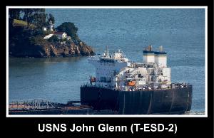 USNS John Glenn (T-ESD-2) and Yerba Buena Island