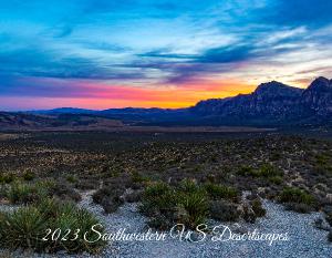 2023 Calendar Southwestern US Desertscapes