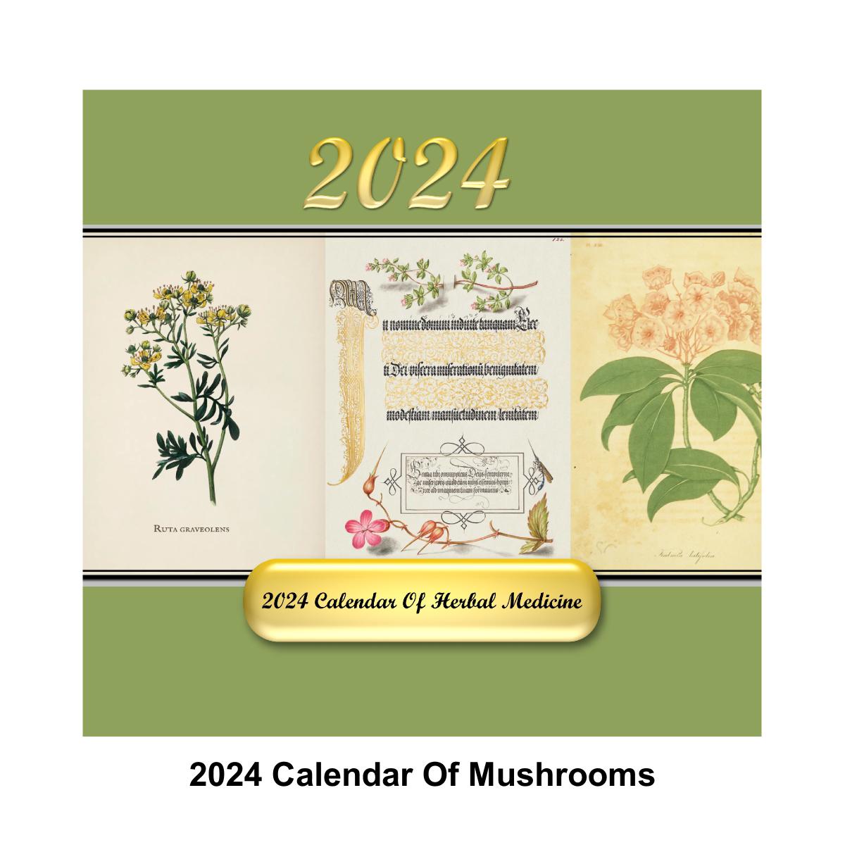 2024 Calendar Of Herbal Medicine