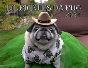 Lil Pickles Da Pug 2024 WALL Calendar