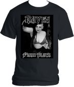 Raven Pinkii Black T-Shirt
