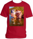 Reba Fitness American Flag T-Shirt