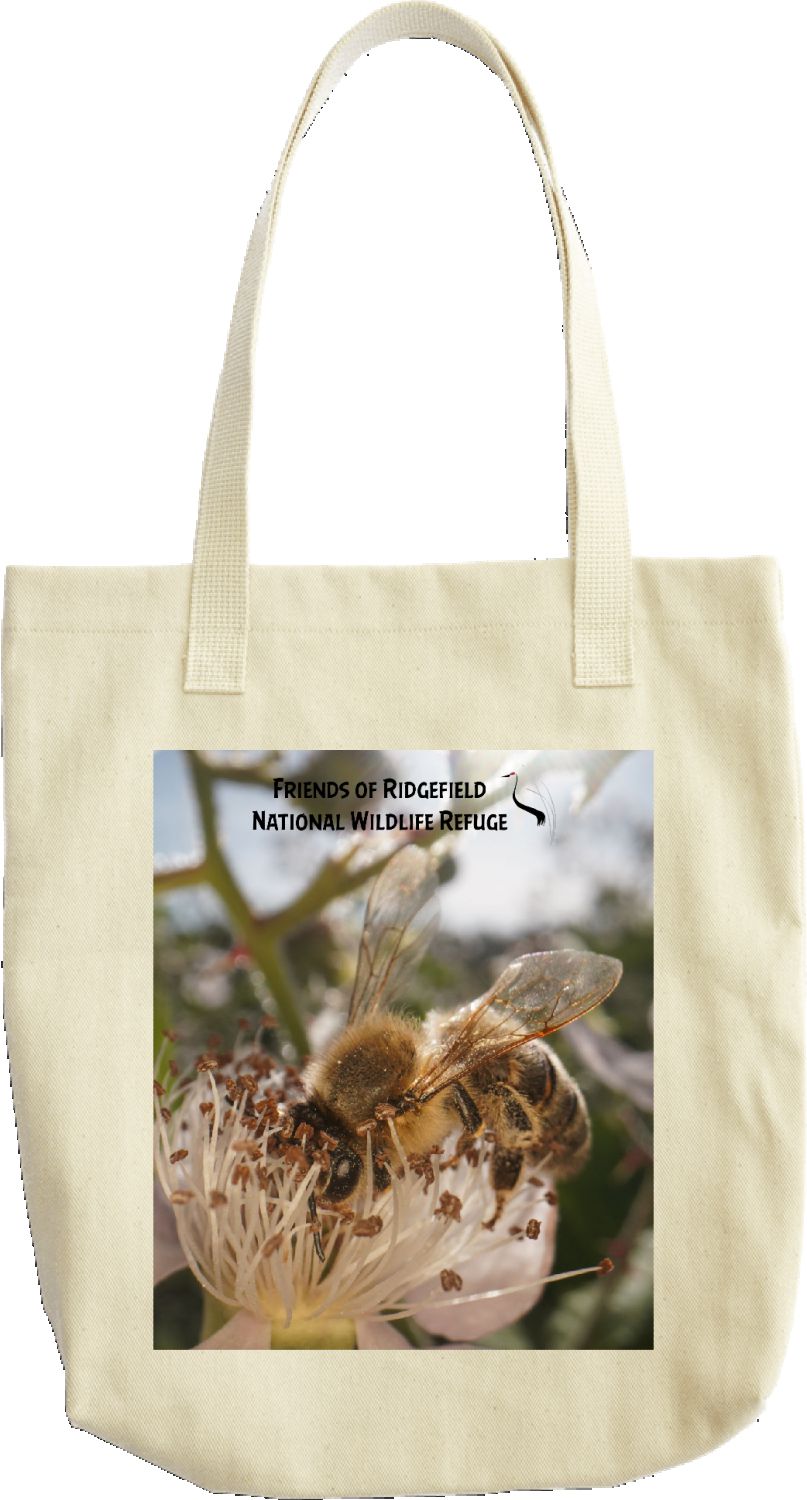 Blackberry flower & Bee tote bag