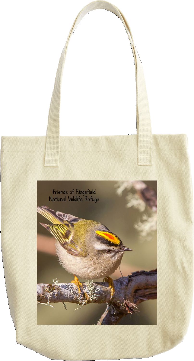 Friends of RNWR Golden-crowned Kinglet tote
