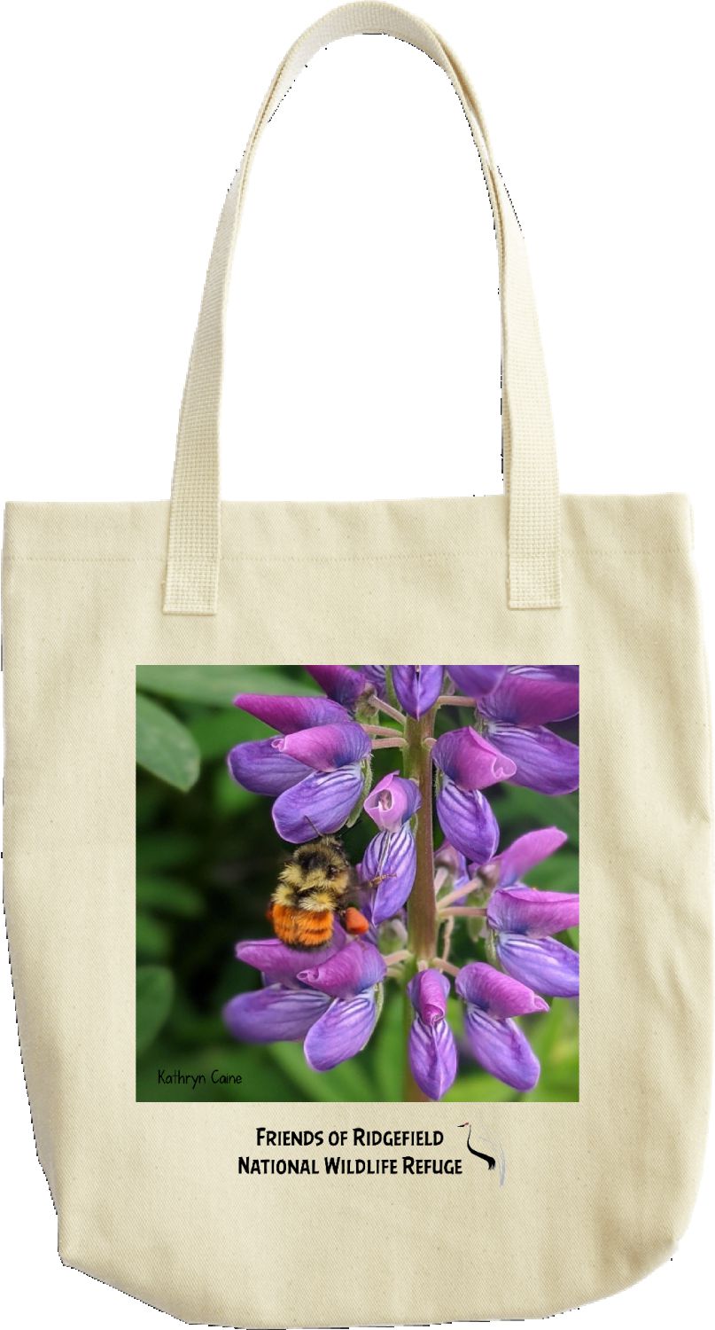 2022 Lupine flower tote bag