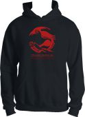 Friends of RNWR Chinookan Jay Black Hoodie