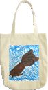 2021 SB Youth Art Contest River Otter tote bag