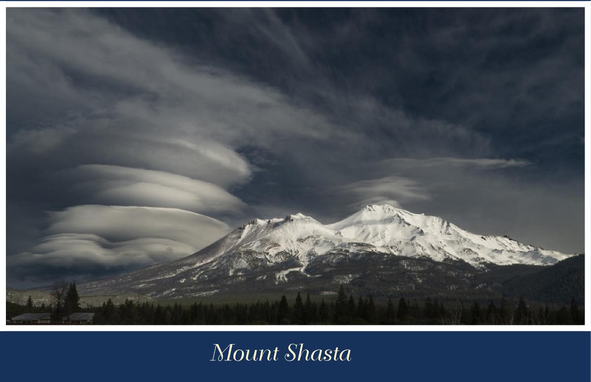 Mount Shasta Wedding Cake