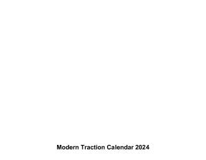 Modern Traction Calendar 2023