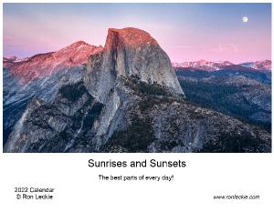 2022 Calendar:  Sunrises and Sunsets