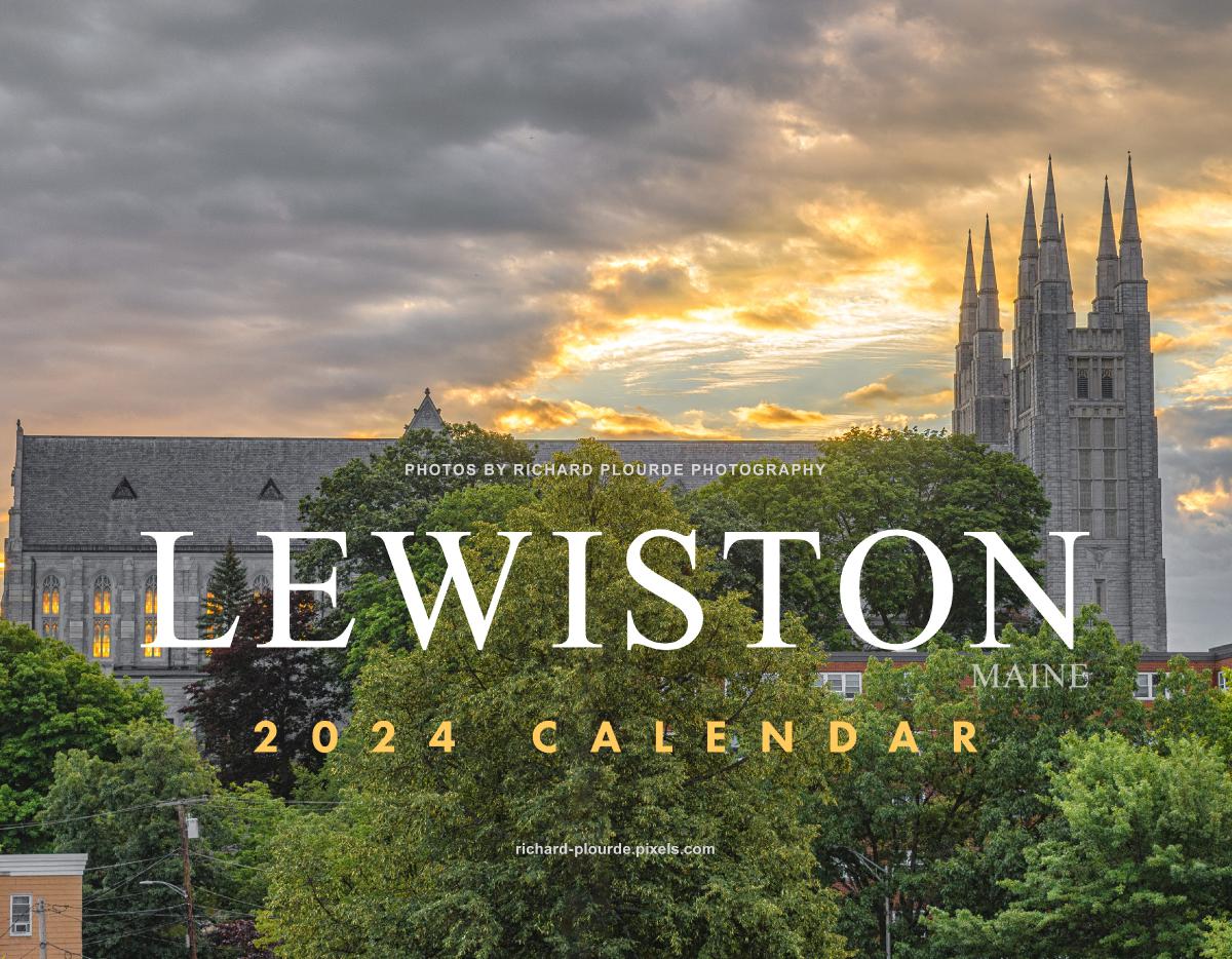 Lewiston, Maine - 2024 Wall Calendar