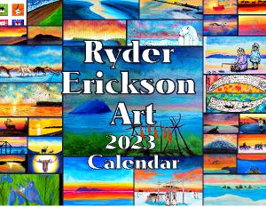 Ryder Erickson Art 2023 12-month calendar