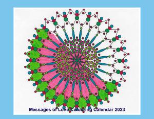 Messages of Love Colouring Calendar 2023
