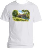 Oldtown Covered Bridge watercolor