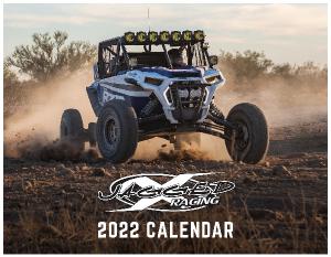 2022 Jagged X Racing Calendar