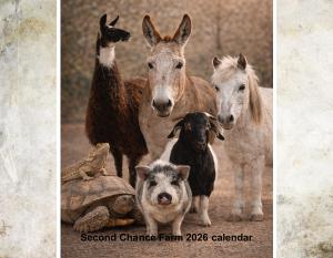 Second Chance Farm 2026 calendar