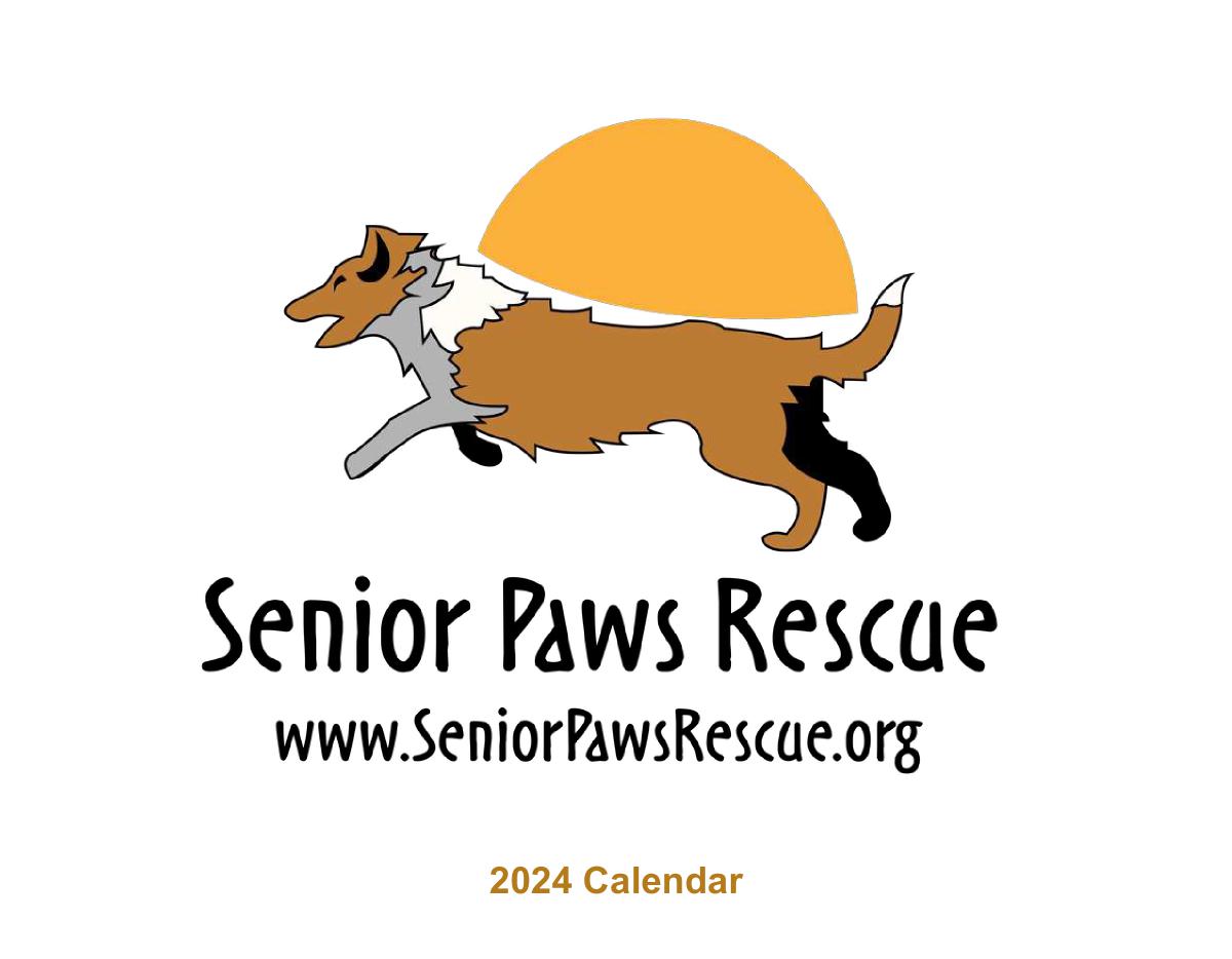 Senior Paws Rescue 2024 Calendar