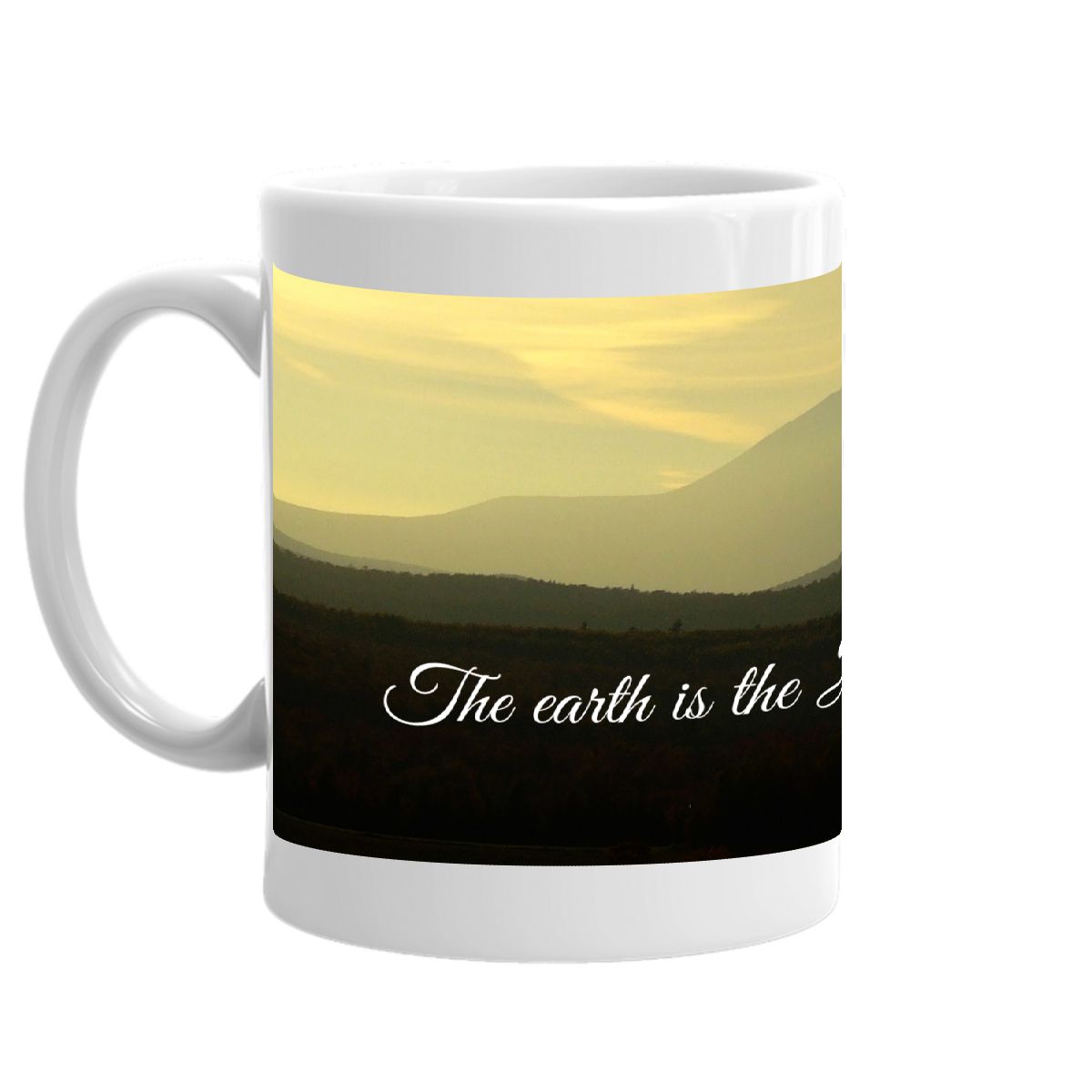 Psalm 24 Mountains Mug