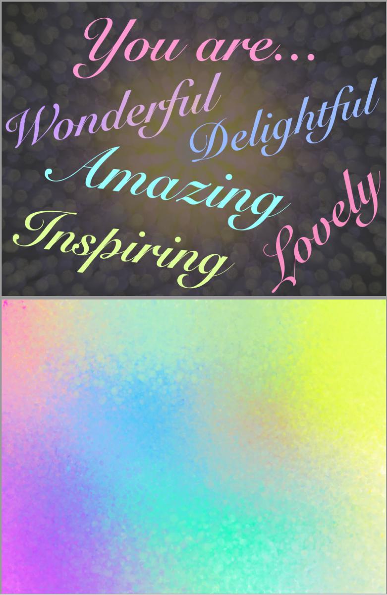 Encouraging, Colorful Notebook