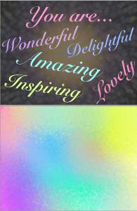 Encouraging, Colorful Notebook